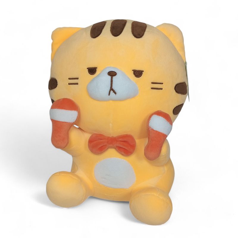 YOYOSO - PELUCHE GATO AMARILLO DE LA SUERTE - 35CM