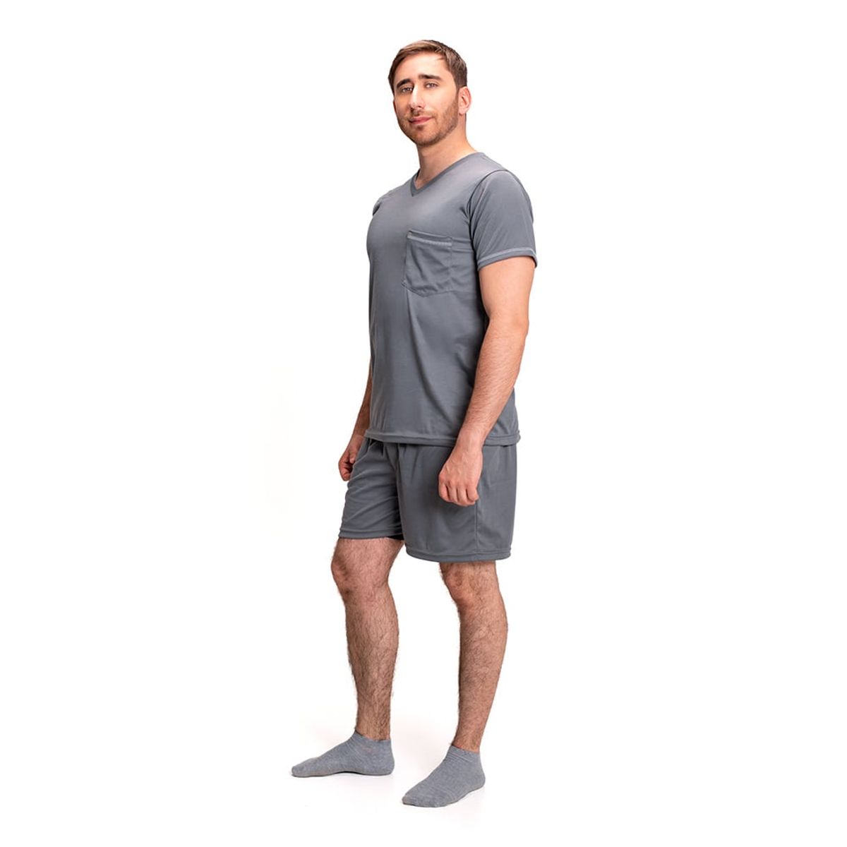 ROMANELLA - Pijama Para Hombre Martin CC Romanella GRIS
