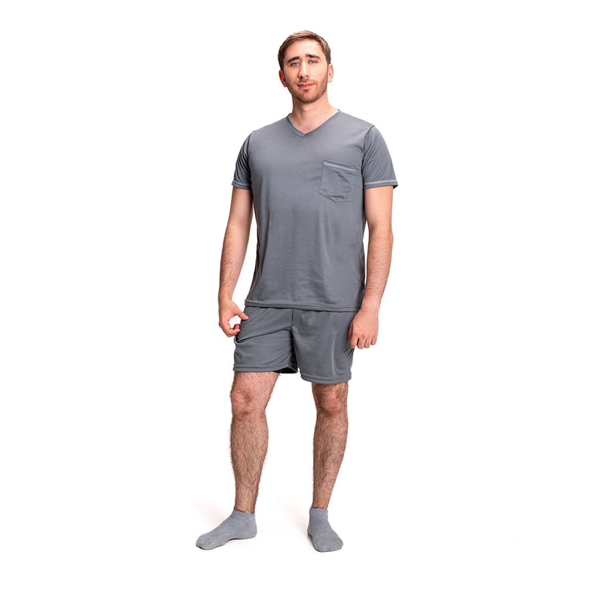 ROMANELLA - Pijama Para Hombre Martin CC Romanella GRIS
