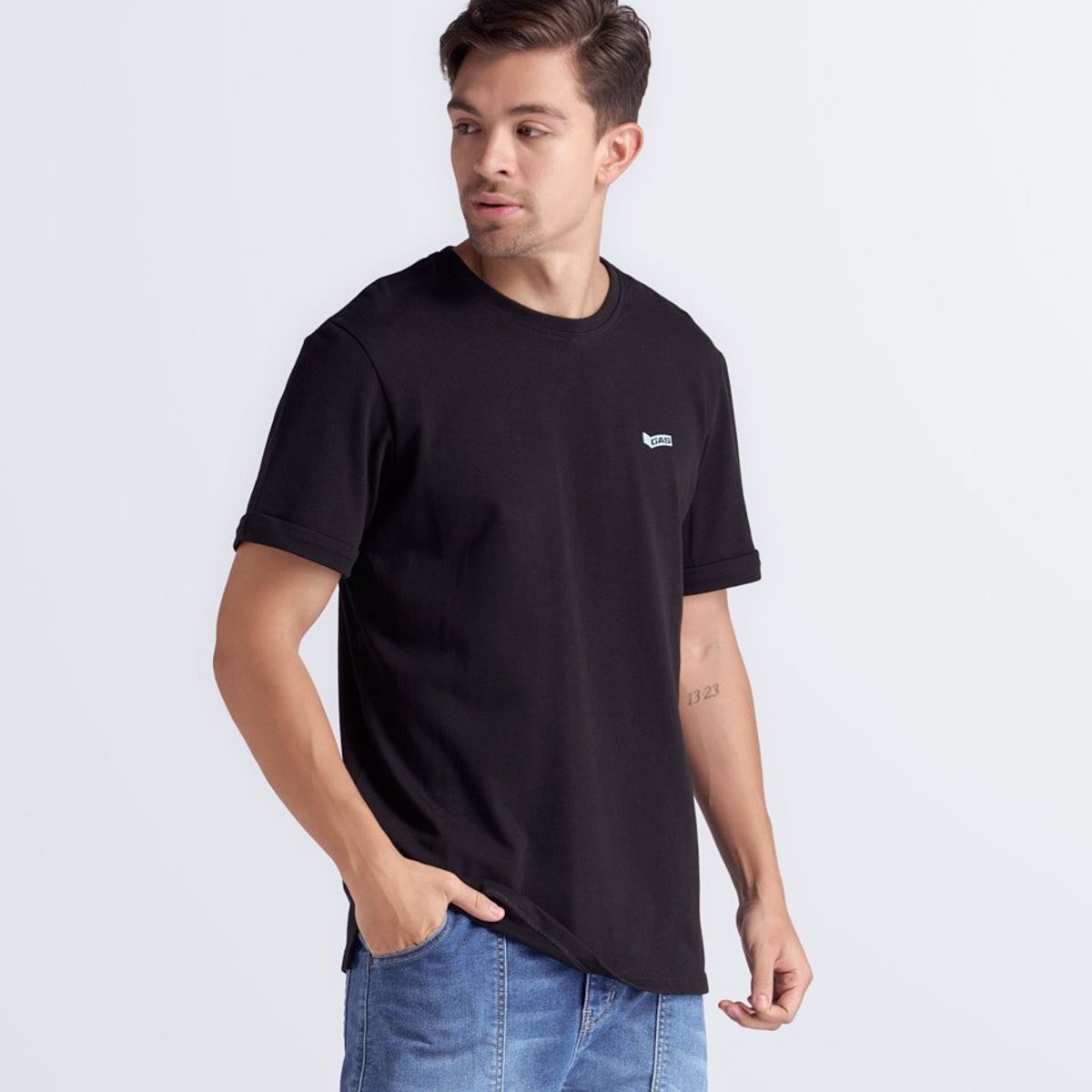 GAS EVOLUTION JEANS - Camiseta Masculina Gas