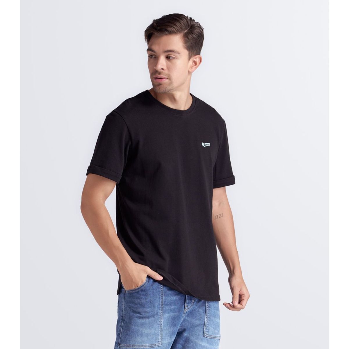 GAS EVOLUTION JEANS - Camiseta Masculina Gas