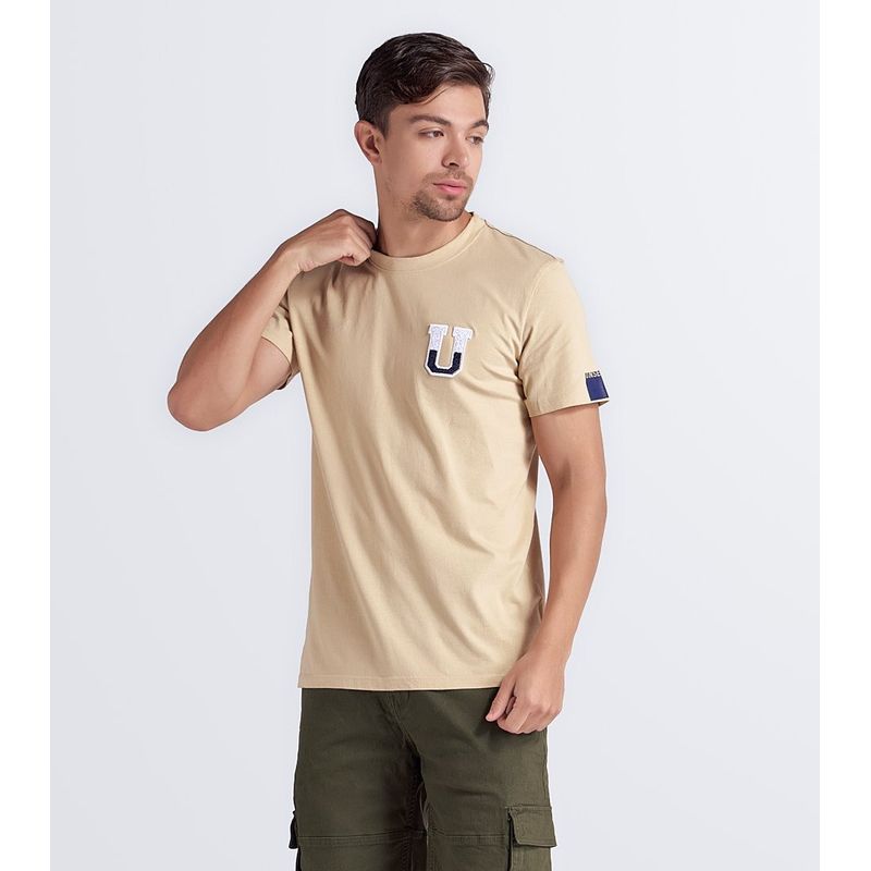 UNSER - Camiseta  Para Hombre Molderia Comfort  Con Estampado Unser