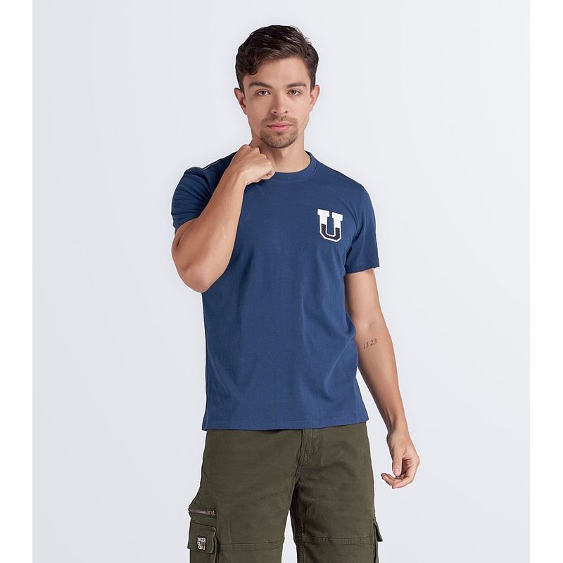 UNSER - Camiseta  Para Hombre Molderia Comfort  Con Estampado Unser