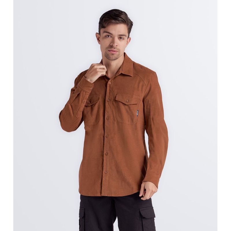 GAS EVOLUTION JEANS - Camisa Masculina Slim Gas