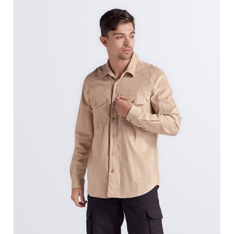 GAS EVOLUTION JEANS - Camisa Masculina Slim Gas