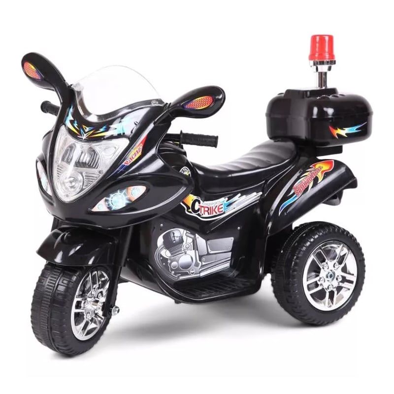 ROADMASTER - Moto Carro Recargable Eléctrica Niños 1 a 5 música y luces