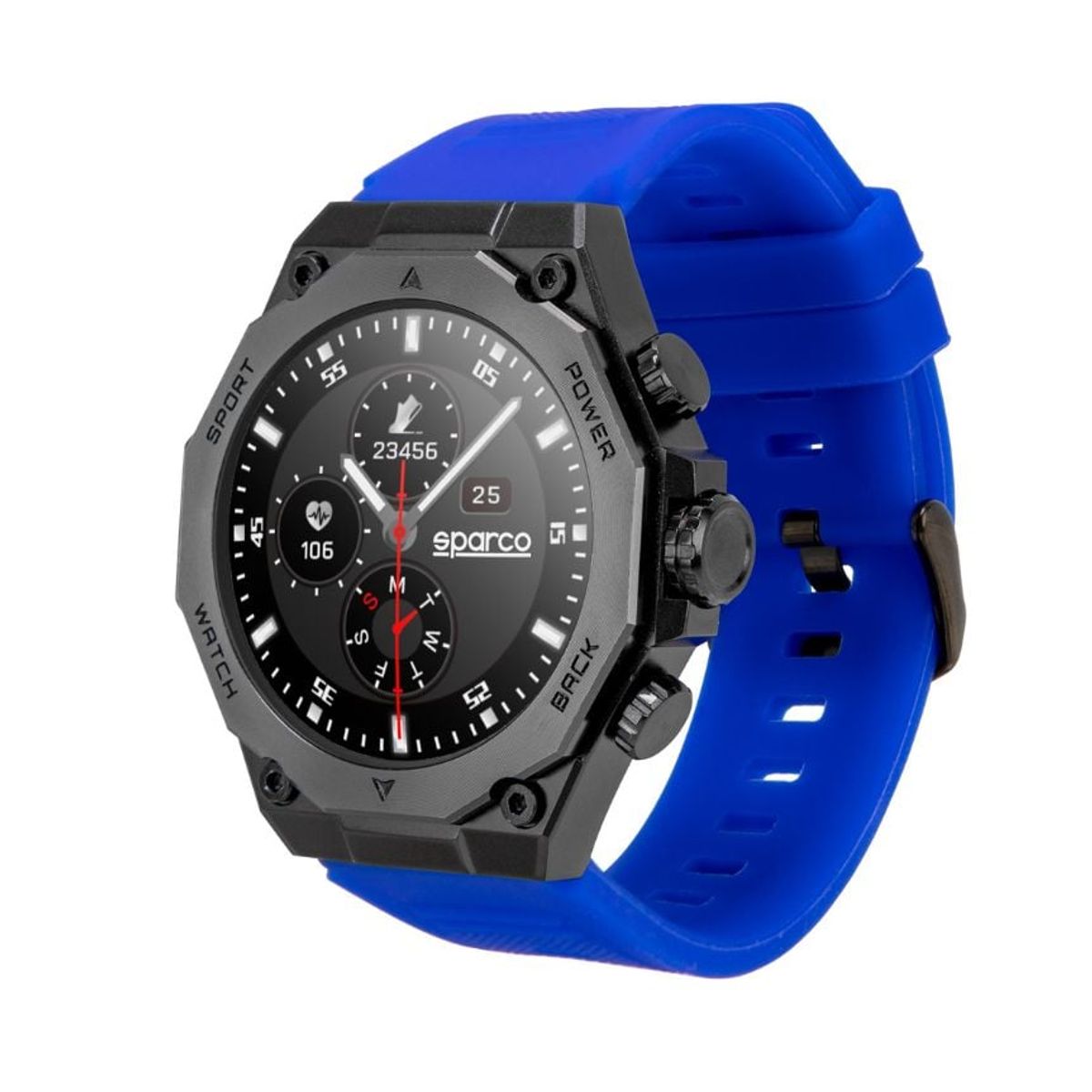 SPARCO - Reloj Inteligente Smartwatch 1,43 Pulg Bluetooth Sparco IP67 SSW1
