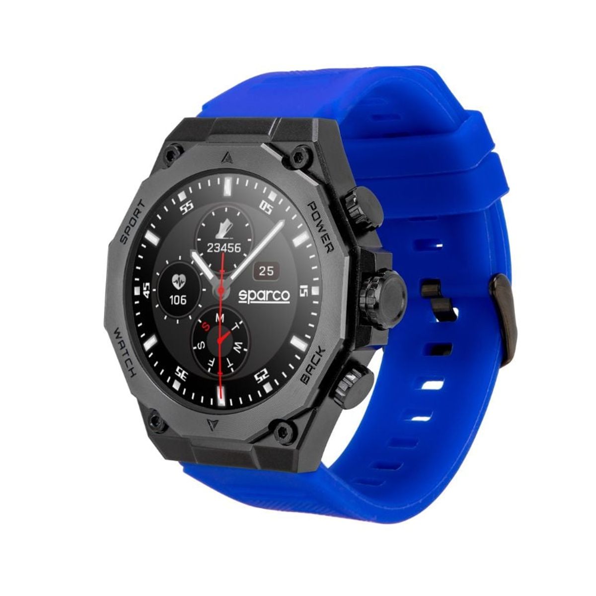 SPARCO - Reloj Inteligente Smartwatch 1,43 Pulg Bluetooth Sparco IP67 SSW1