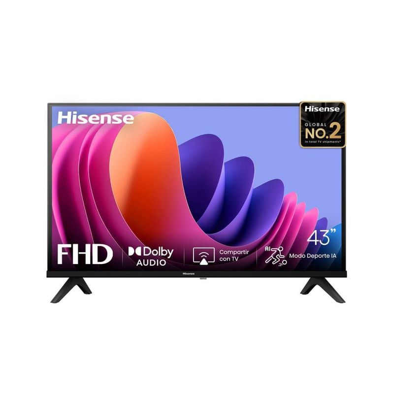 HISENSE - Televisor Hisense 43 pulgadas Full HD Smart Tv  43A4N