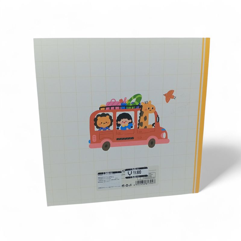 YOYOSO - CUADERNO DE DIBUJO - PARAISO - BUS
