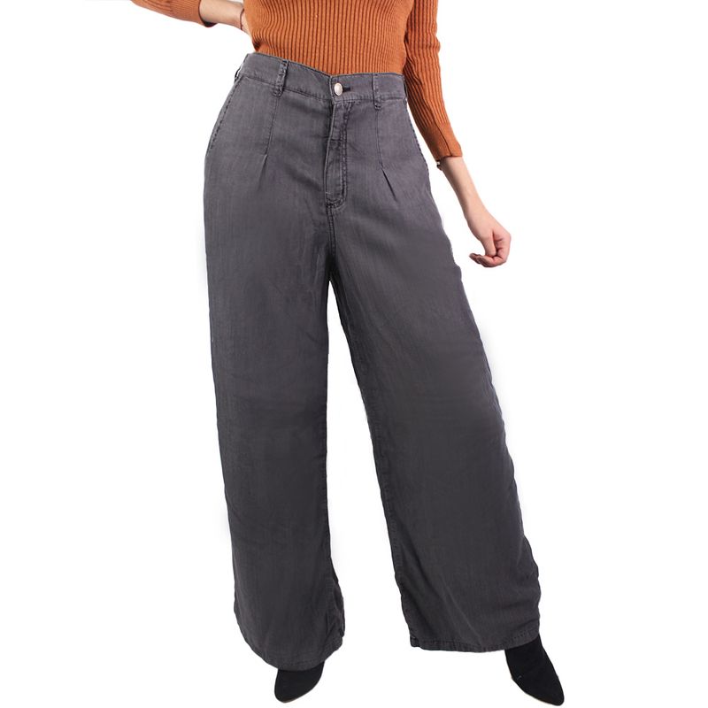 LEC LEE - Pantal?n Palazzo Para Mujer Lec Lee - Gris Oscuro