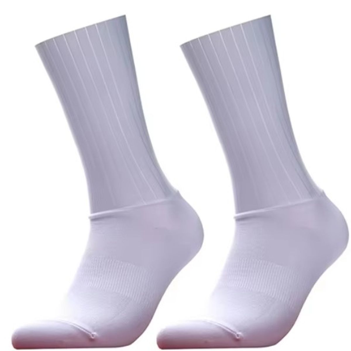 GENERICO - Medias de Ciclismo Aero Blancas