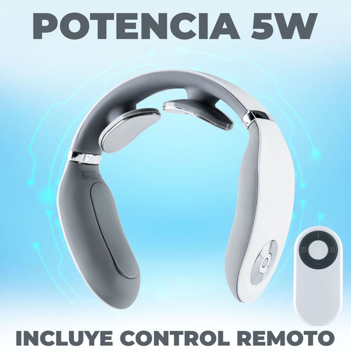 STYLE STARS - Masajeador Cervical Eléctrico con Calor y Alivio de Tensión