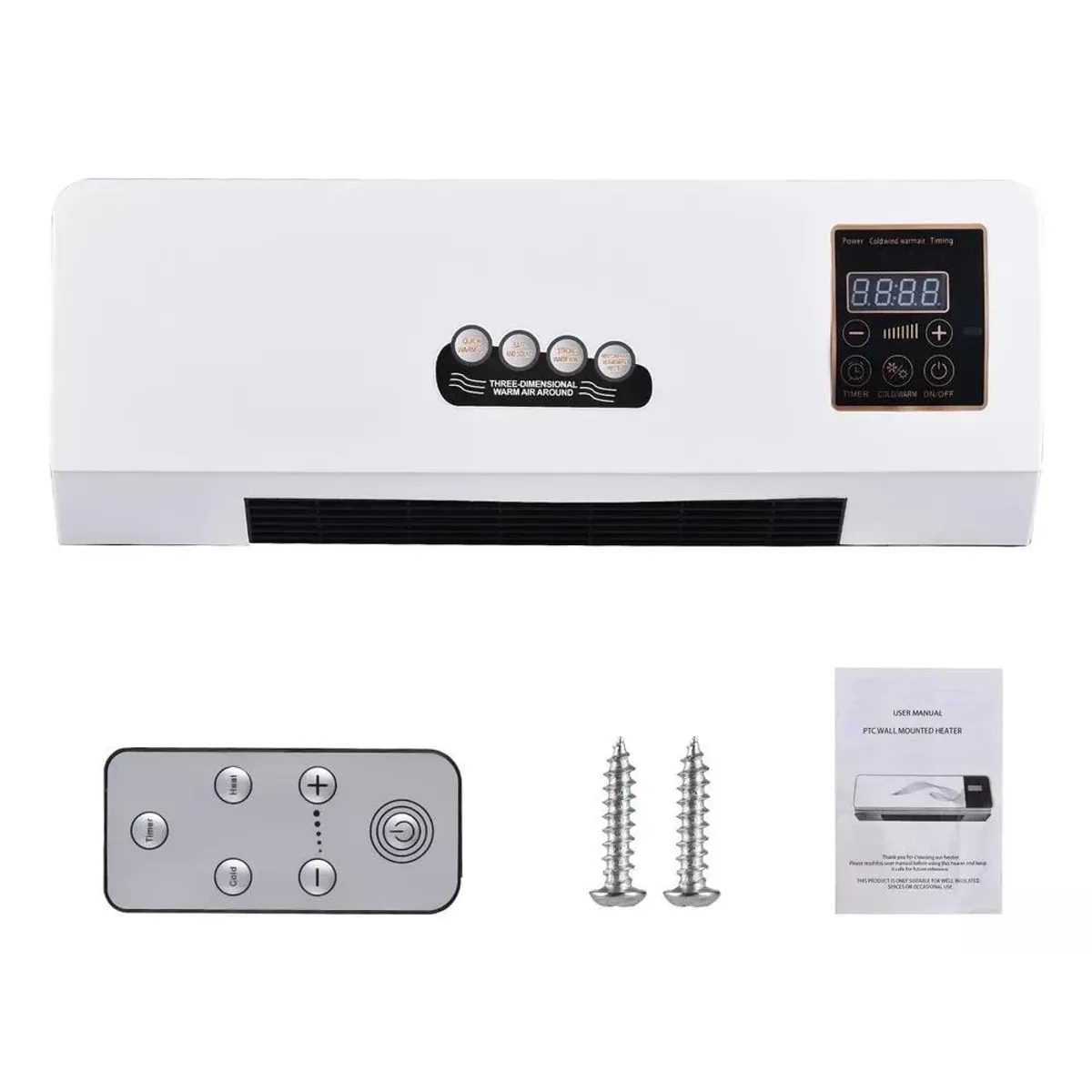 GENERICO - Aire Acondicionado Y Calefactor 2000w Portátil