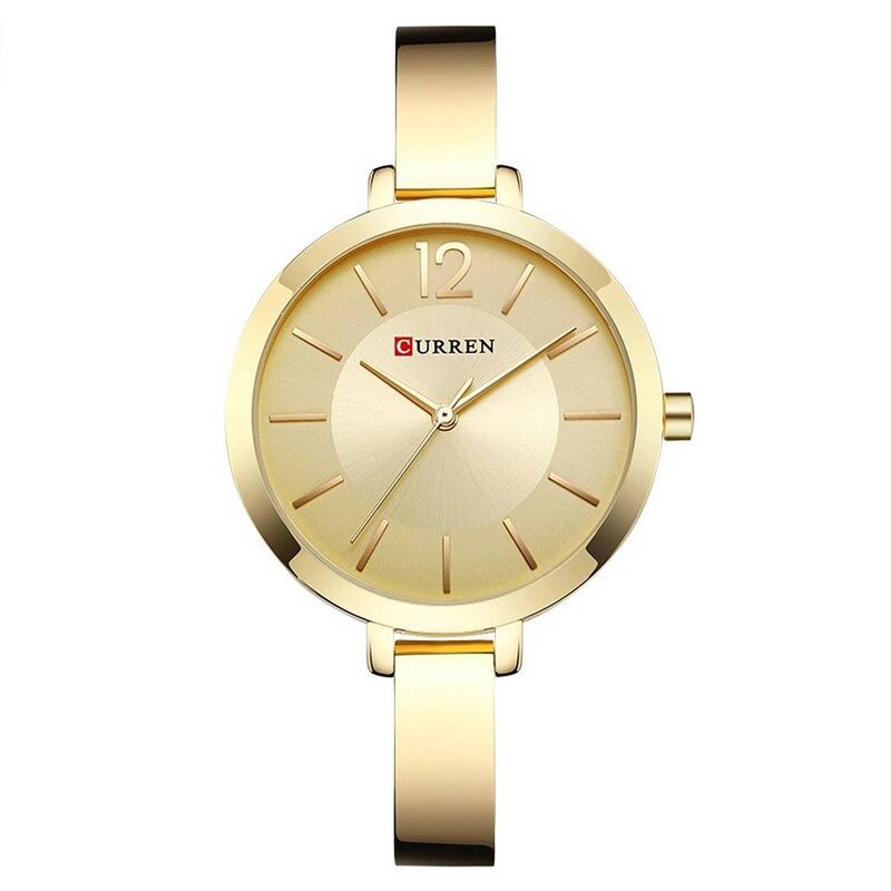 CURREN - Reloj Curren 9012 Para Mujer  Analogo Elegante de Acero