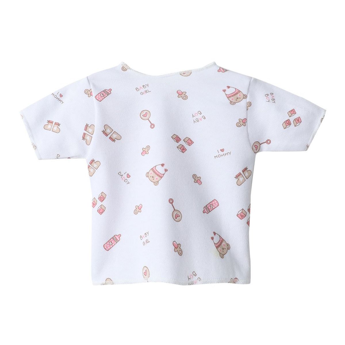 SANTANA - Camiseta Manga Corta Bebé Prematuro Niña Caqui