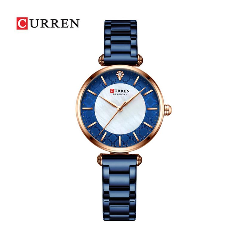 CURREN - Reloj Curren 9072 Para Mujer  Analogo Elegante de Acero
