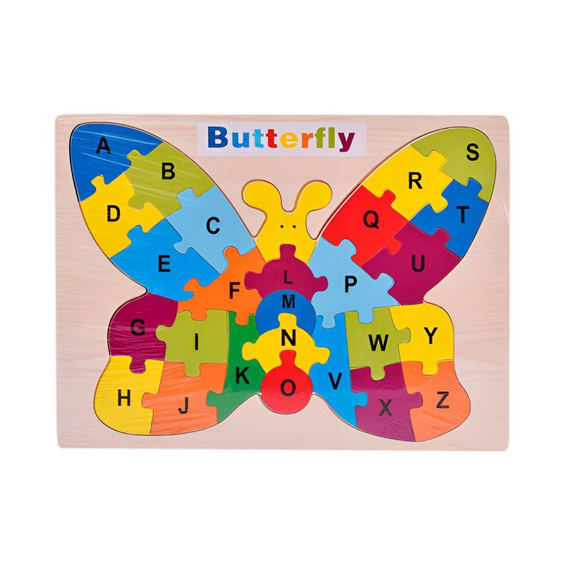GENERICO - Rompecabezas Mariposa Interactivo 3d Juego Didactico Colores