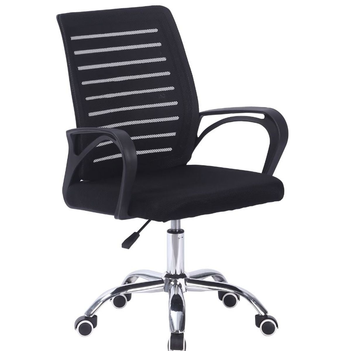 GENERICO - Silla Escritorio Oficina Giratoria Soporte Lumbar Apoya Brazos DC-105