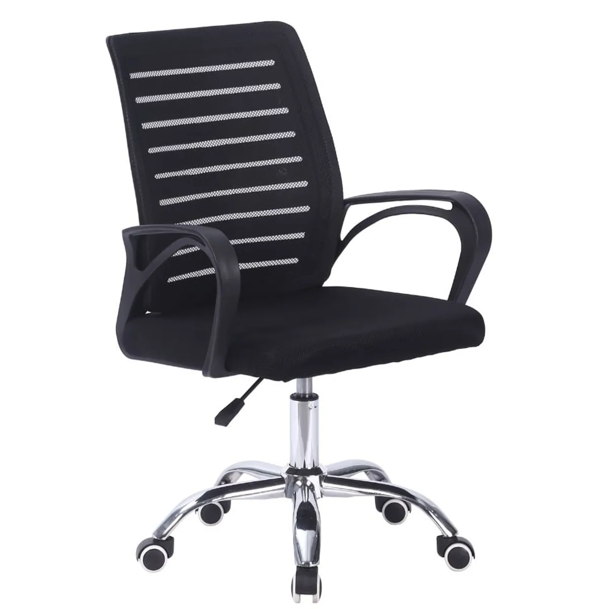 GENERICO - Silla Escritorio Oficina Giratoria Soporte Lumbar Apoya Brazos DC-105