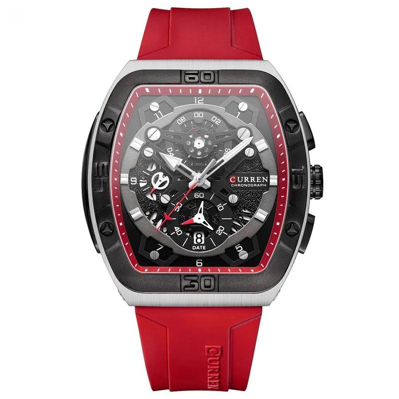 CURREN - Reloj Curren 8443 Cronografos Correa De Silicona