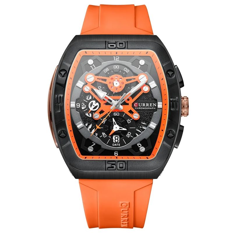 CURREN - Reloj Curren 8443 Cronografos Correa De Silicona