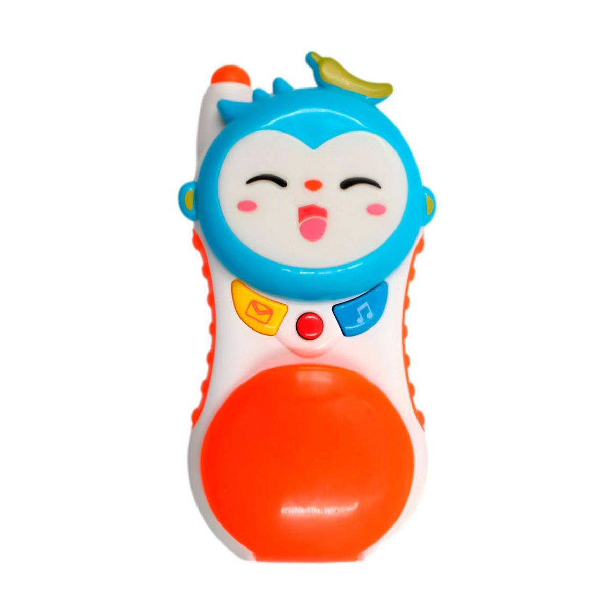 GENERICO - Teléfono Celular Juguete Musical Monkey Hello Bebe + Bateria