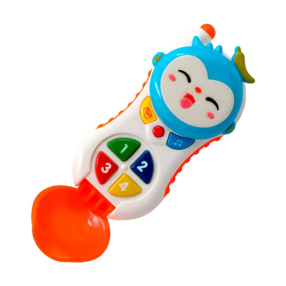 GENERICO - Teléfono Celular Juguete Musical Monkey Hello Bebe + Bateria