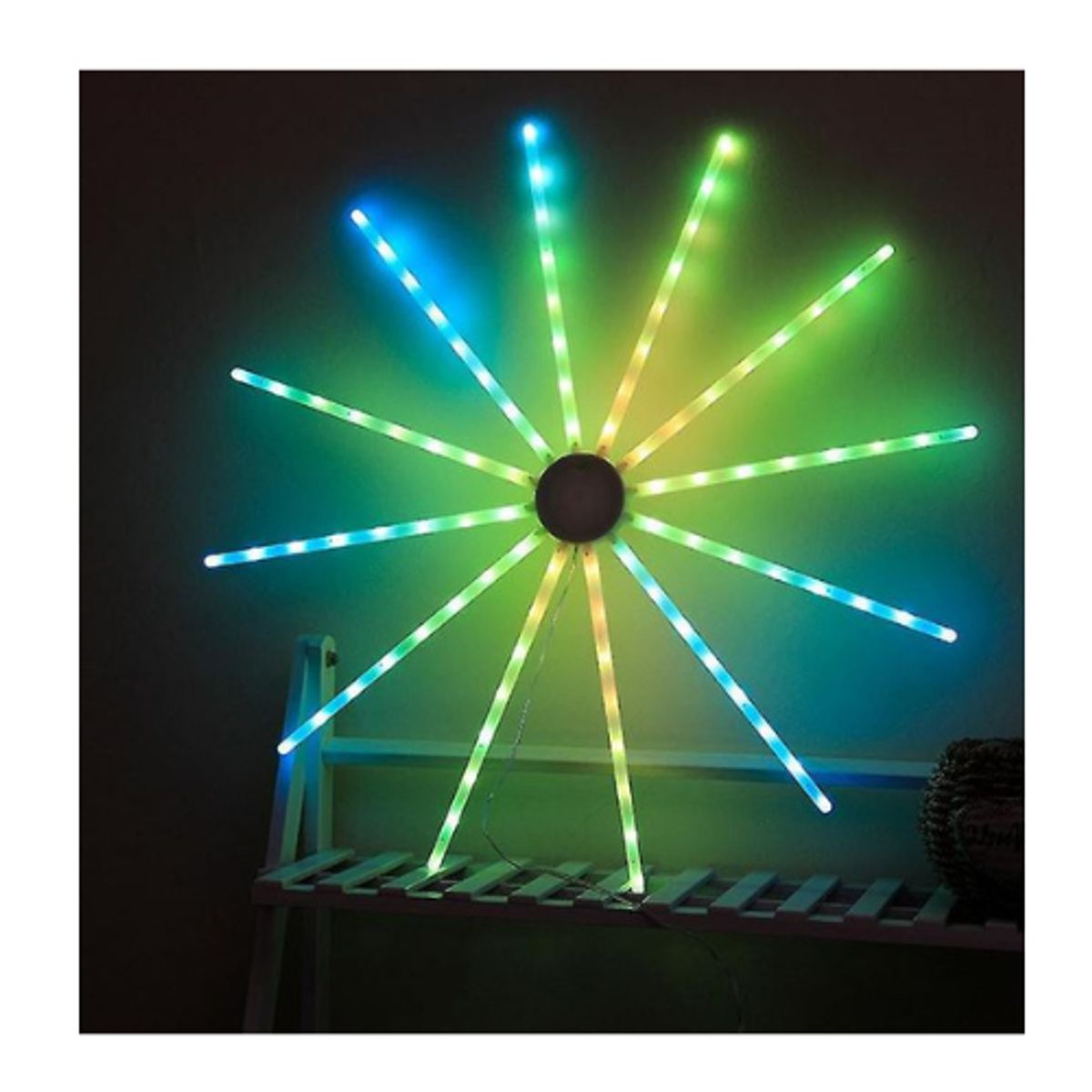 GENERICO - Luz Fuego Artificial Tornado Control 110cm Decoración Navidad