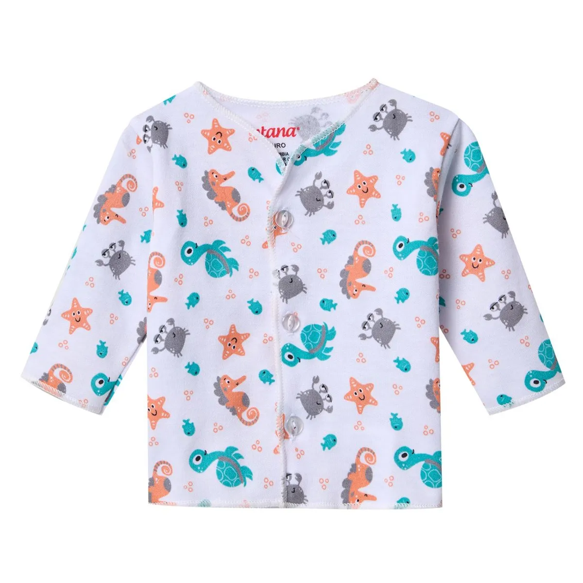 SANTANA - Camiseta Manga Larga Bebé Prematuro Niño Benetton