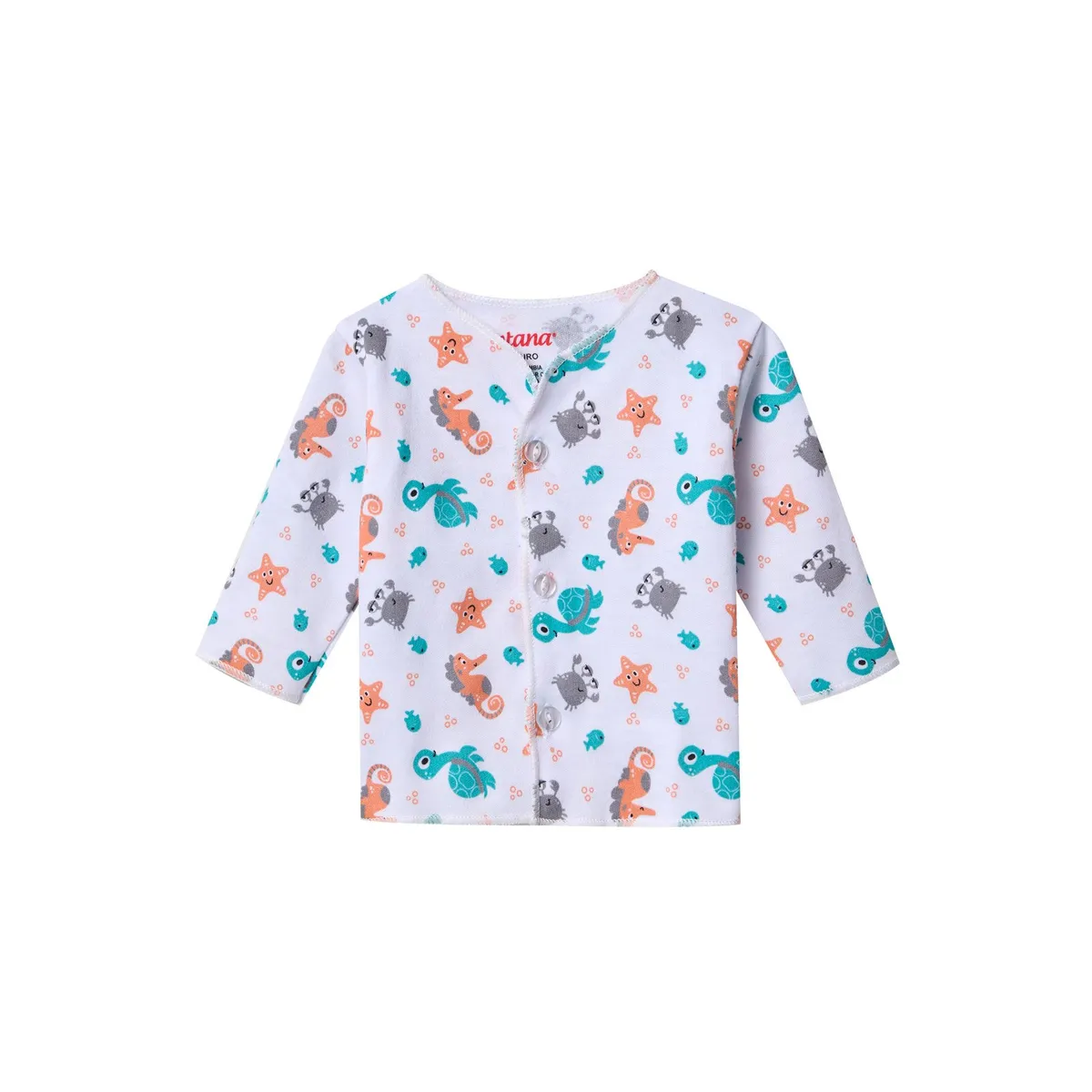 SANTANA - Camiseta Manga Larga Bebé Prematuro Niño Benetton