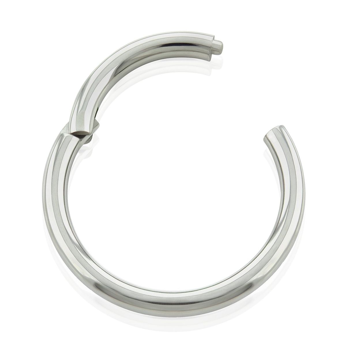 AGHA JEWELRY - Titanio piercing Clicker Aro Bisagra para Lóbulo cartílago y Helix