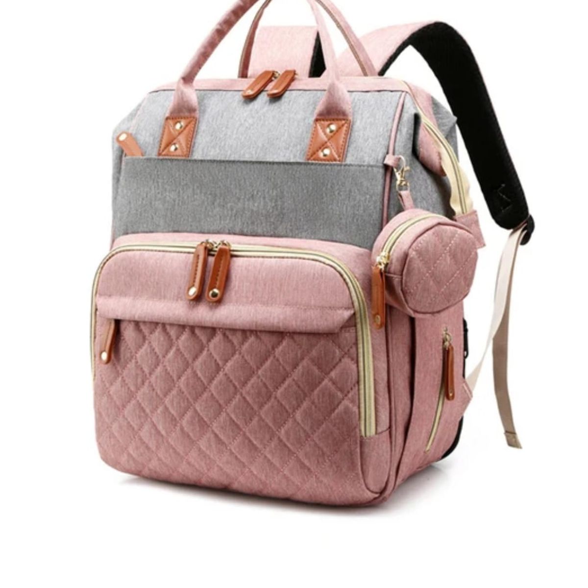 GENERICO - Pañalera morral de bebe tipo cuna practica cambiador