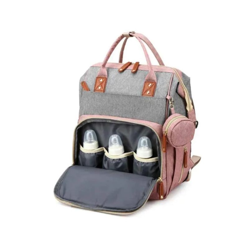 GENERICO - Pañalera morral de bebe tipo cuna practica cambiador