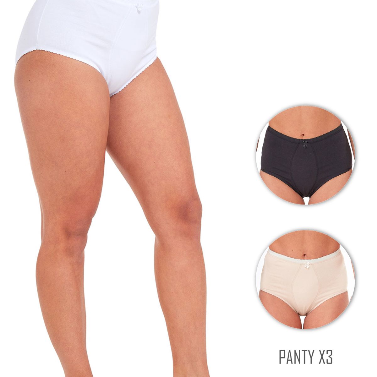 SANTANA - Combo X3 Panty Faja Mujer Multicolor