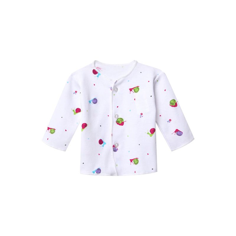 SANTANA - Camiseta Manga Larga Bebé Prematuro Niña Morado Medio