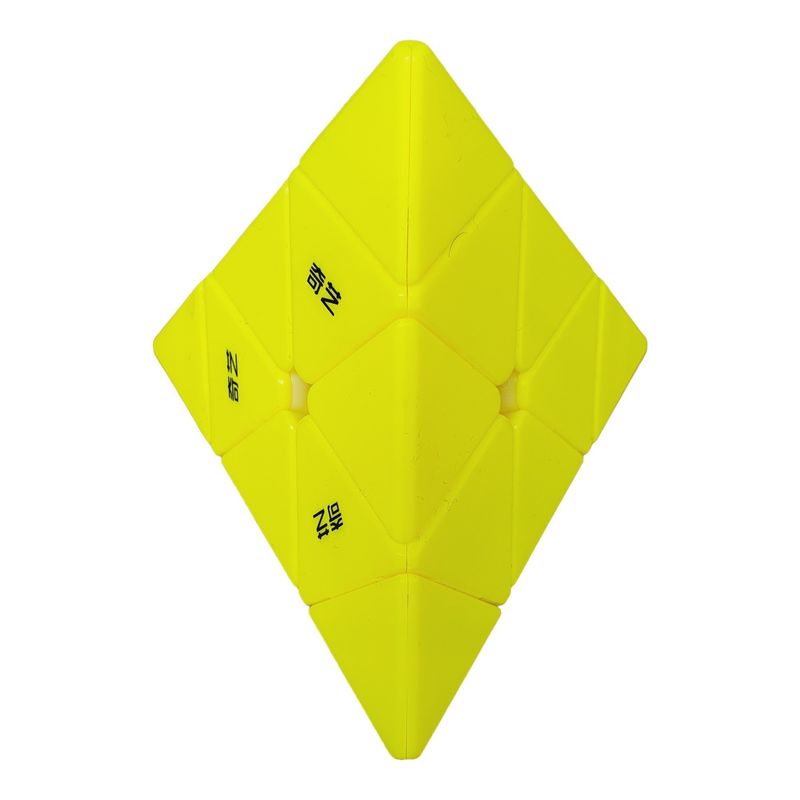 QIYI - Cubo Rubik 3x3 Pyraminx Unicolor Amarillo 3x3 Colección Stickerless Speed