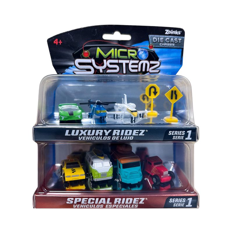 TOY LOGIC - Pack x 7 Carros Luxury & Special Ridez Micro Systemz