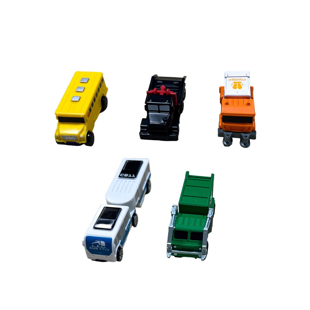 TOY LOGIC - Pack x 5 Carros City Workz Micro Systemz