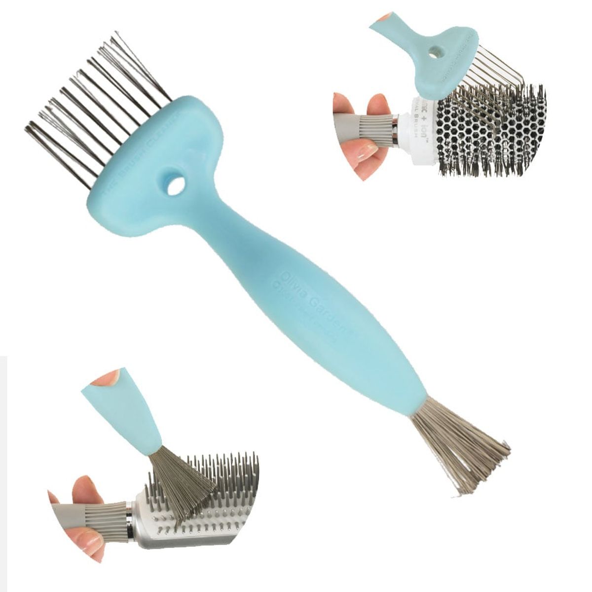 OLIVIA GARDEN - Accesorio Bc1 Limpiador De Cepillos Azul.