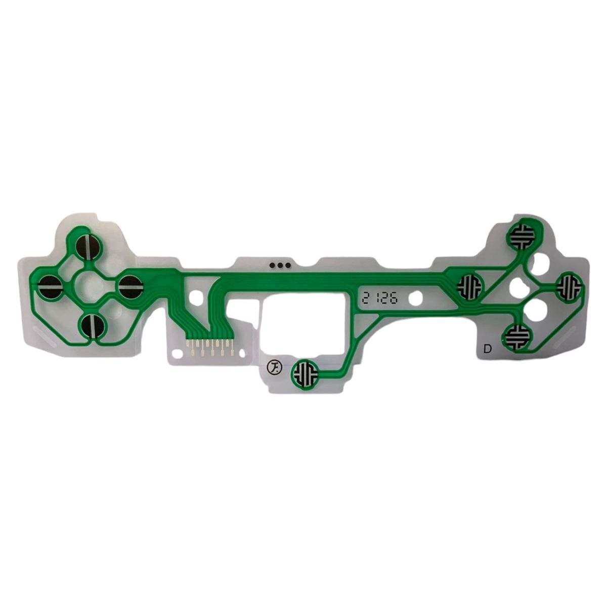 GENERICO - Membrana Acetato Verde Conductor Para Control Dualsense Ps5