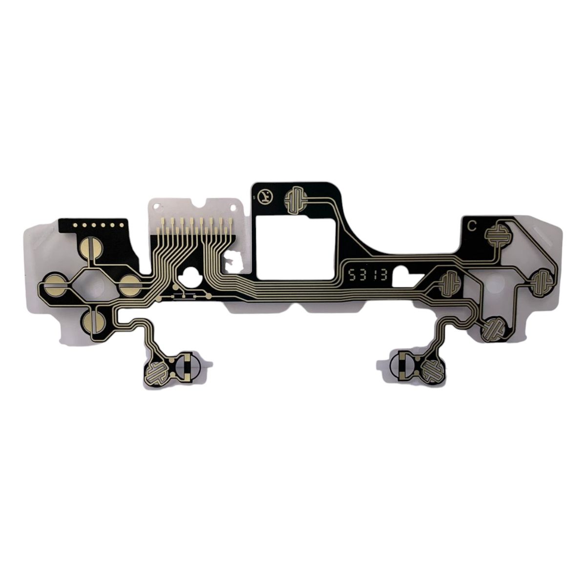 GENERICO - Membrana Acetato Negro Conductor Compatible Control Dualsense Ps5