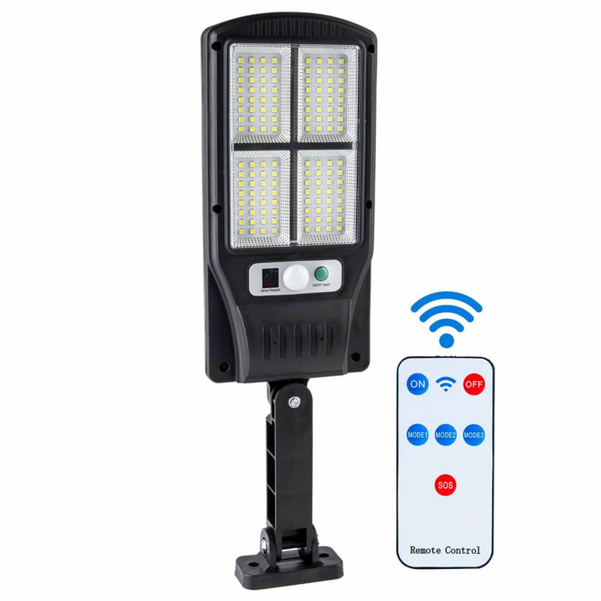 ENERGY PLUS - Lámpara Solar Exterior Control Remoto y Resistencia al Agua