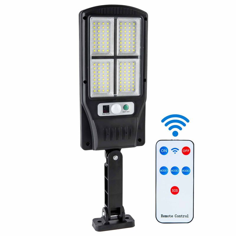 ENERGY PLUS - Lámpara Solar Exterior Control Remoto y Resistencia al Agua