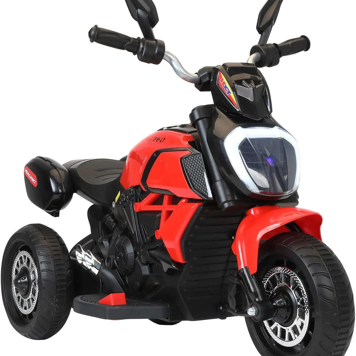 ROADMASTER - Roadmaster Moto Electrica Montable para Niños y Niñas de 3 Ruedas Tipo Ducati