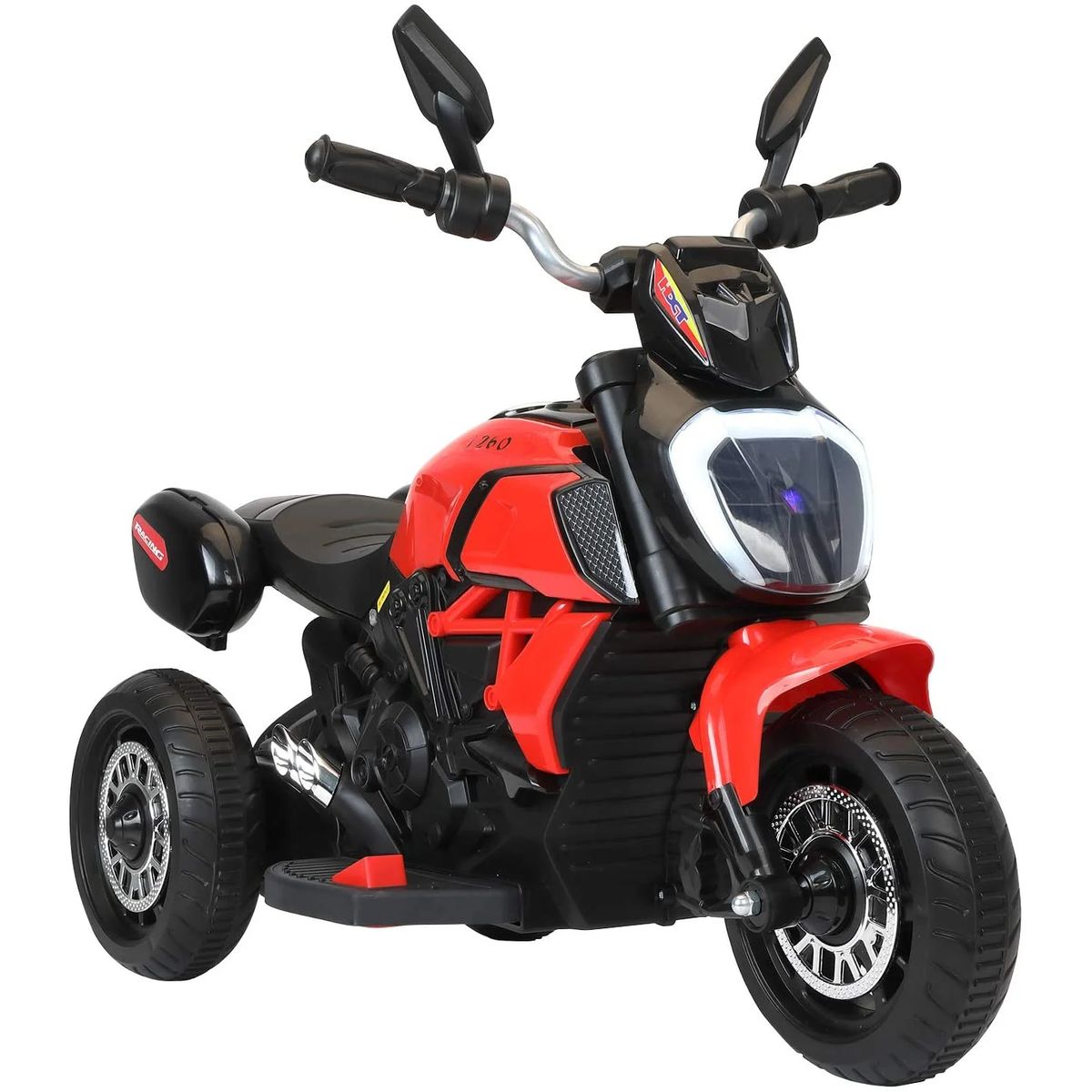 ROADMASTER - Roadmaster Moto Electrica Montable para Niños y Niñas de 3 Ruedas Tipo Ducati