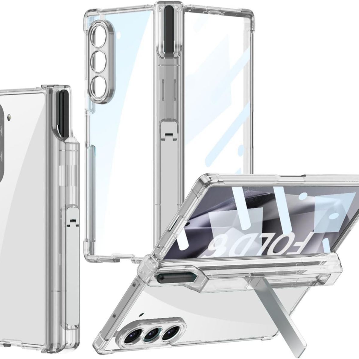 GENERICO - Estuche Anti Golpes airbag para Samsung Galaxy Z Fold6 Transparente