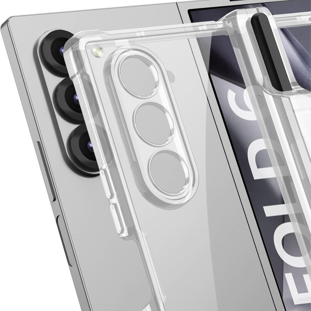 GENERICO - Estuche Anti Golpes airbag para Samsung Galaxy Z Fold6 Transparente