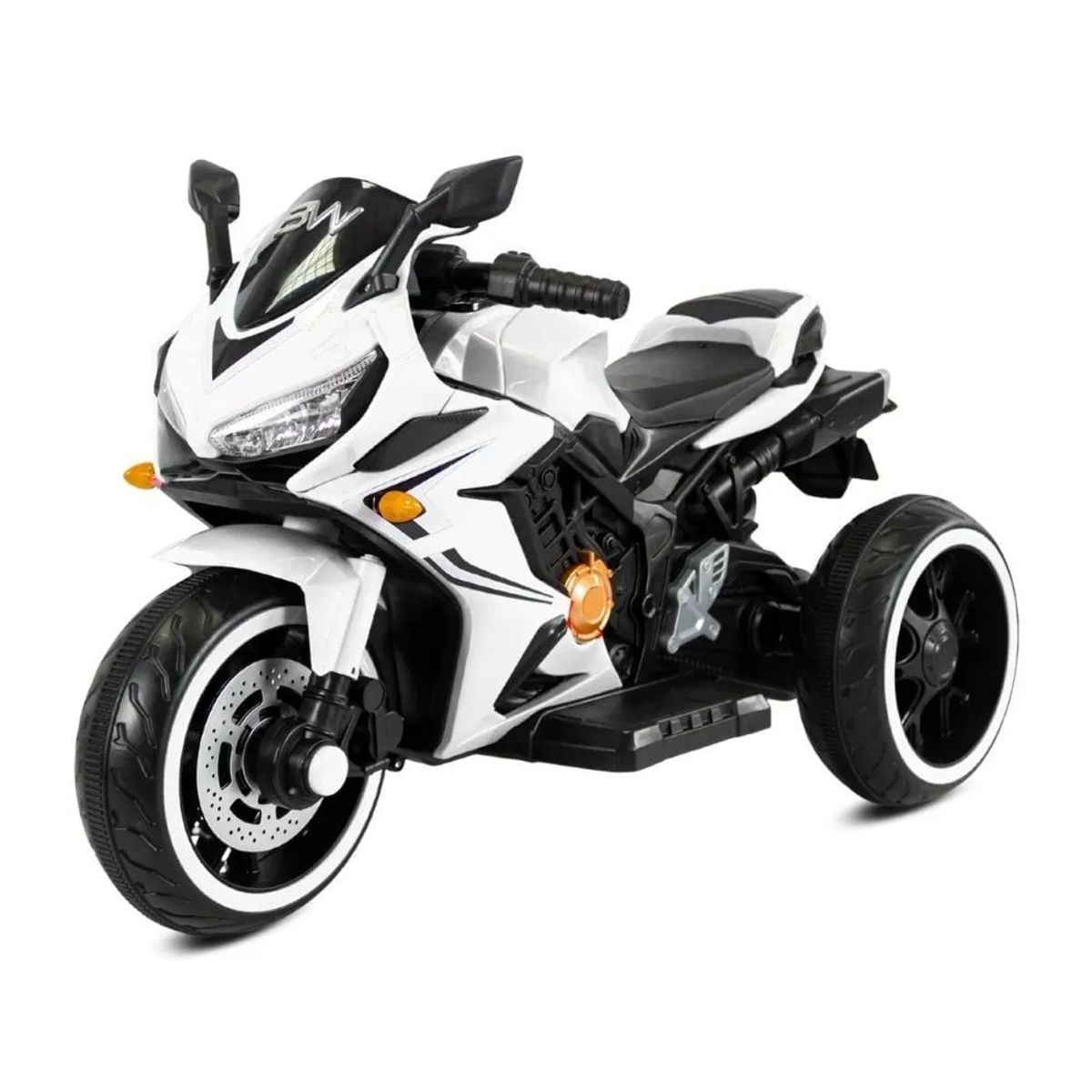 PRINSEL - Moto eléctrica para niños desde 3 años 6V Matrix blanca EM602W BW Wheels By Prinsel