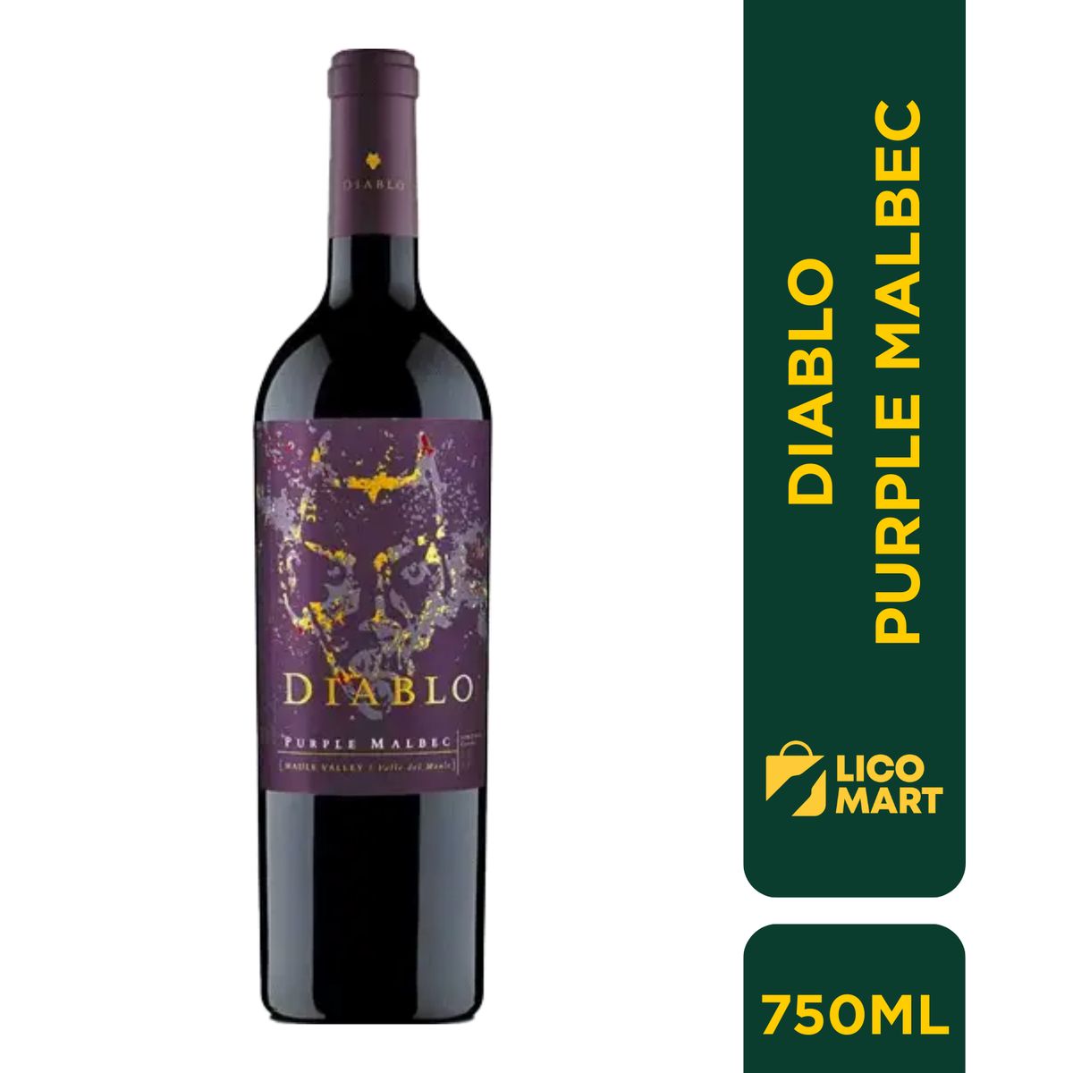 CASILLERO DEL DIABLO - VINO TINTO DIABLO PURPLE MALBEC 750